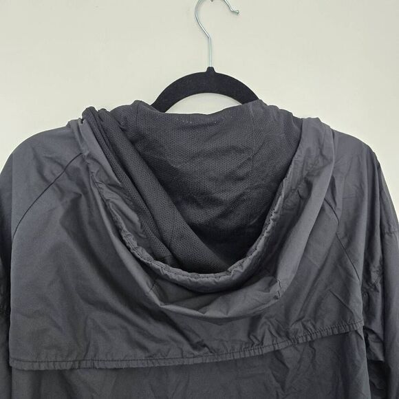 Nike Windrunner Track Jacket Women's Large Black 100% Polyester Full Zip Hooded - Picture 6 of 8